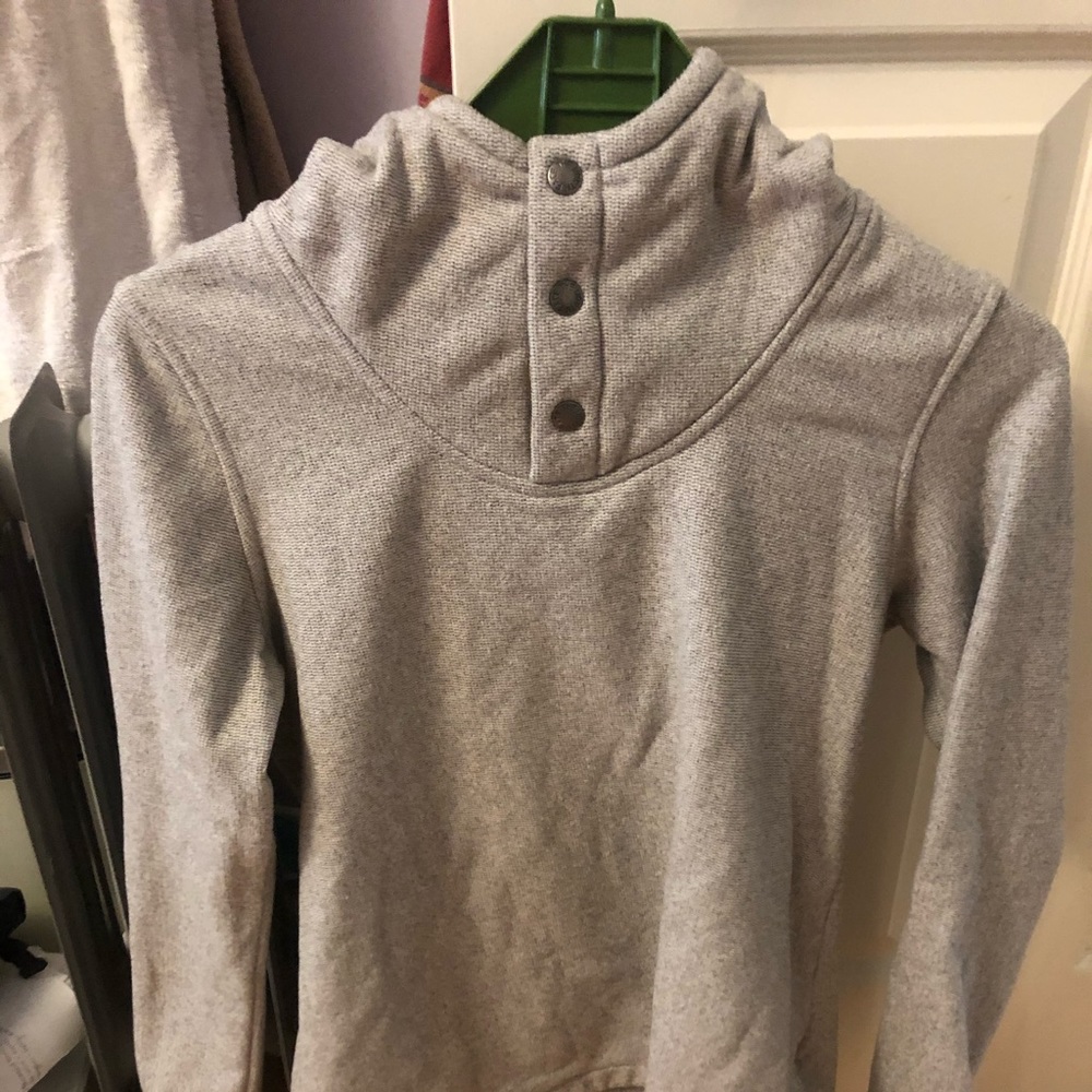 North Face fleece hoodie
